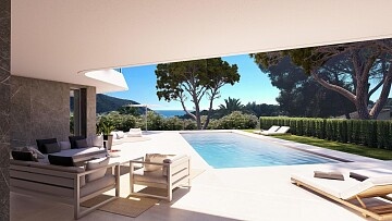 Villa extraordinaire avec vue sur la mer et la nature à moraira in Maisons de Mer