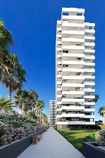Appartements de luxe de 2 chambres à côté de la plage à calpe in Maisons de Mer