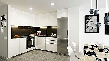 Appartements de luxe de 2 chambres à côté de la plage à calpe in Maisons de Mer
