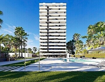 Appartements de luxe de 2 chambres à côté de la plage à calpe in Maisons de Mer