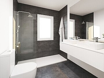Appartements de luxe de 2 chambres à côté de la plage à calpe in Maisons de Mer