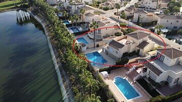 Villa individuelle en première ligne d'un terrain de golf avec piscine, garage et vues magnifiques in Maisons de Mer